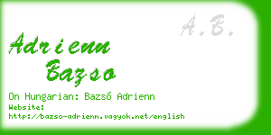 adrienn bazso business card